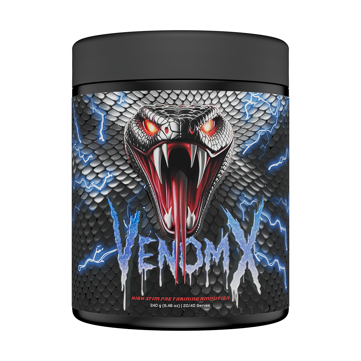 VenomX Pre-Workout Energy Drink Front